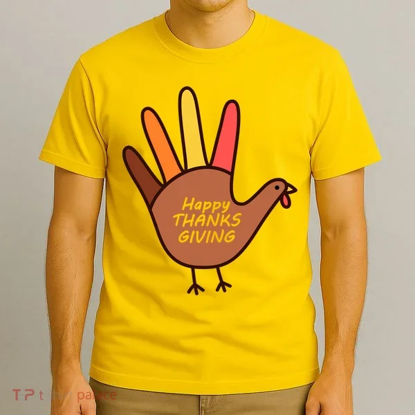 Happy Thanksgiving Hand Turkey T-Shirt