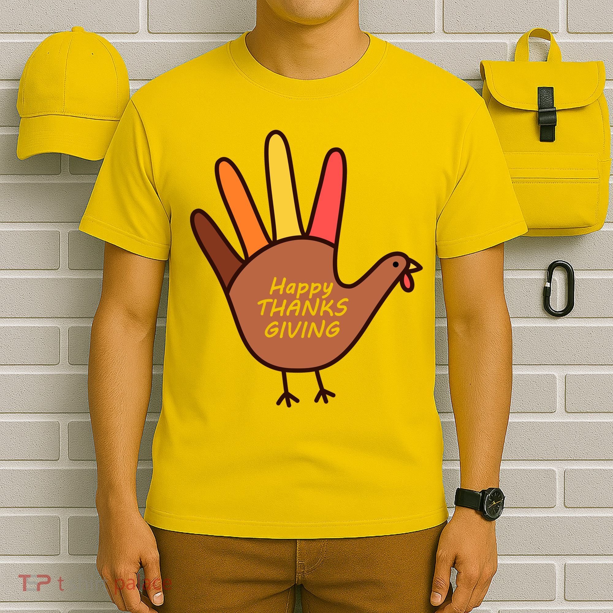 Happy Thanksgiving Hand Turkey T-Shirt