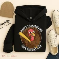 Happy Thanksgiving Hope You Like Ham Hoodie thumb 4