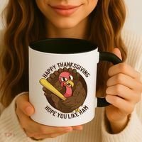 Happy Thanksgiving Hope You Like Ham Coffee Mug thumb 3