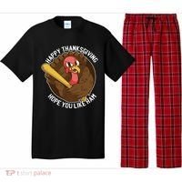 Happy Thanksgiving Hope You Like Ham Pajama Set thumb 0