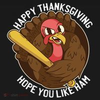 Happy Thanksgiving Hope You Like Ham Ornament thumb 1