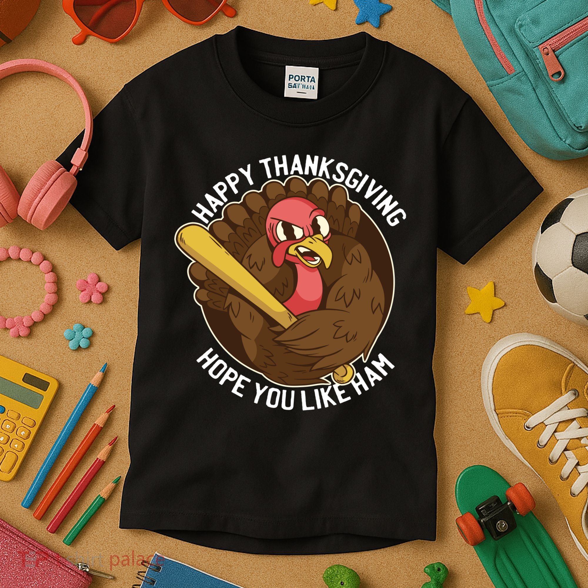 Happy Thanksgiving Hope You Like Ham Kids T-Shirt