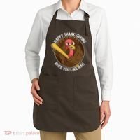 Happy Thanksgiving Hope You Like Ham Apron thumb 2