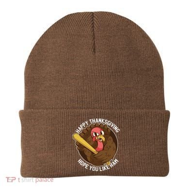 Happy Thanksgiving Hope You Like Ham Beanie