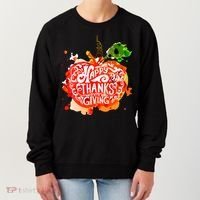 Happy Thanksgiving Pumpkin Splatter Women's Sweatshirt thumb 0