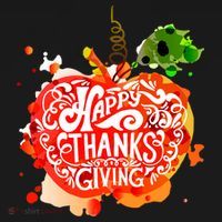 Happy Thanksgiving Pumpkin Splatter Sweatshirt thumb 3