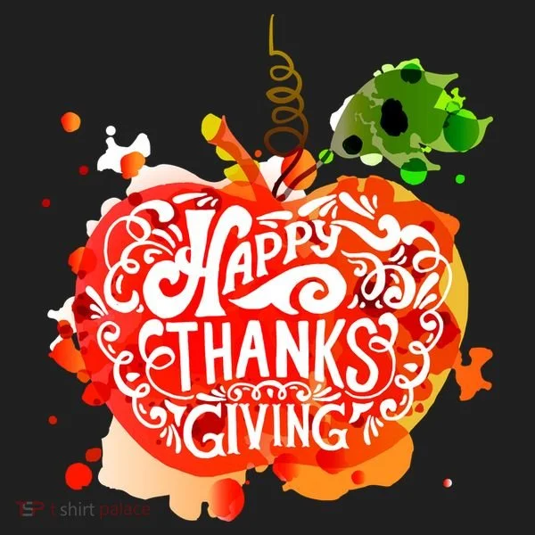 Happy Thanksgiving Pumpkin Splatter Tumbler