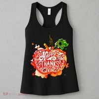 Happy Thanksgiving Pumpkin Splatter Women's Tank Top thumb 3