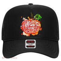 Happy Thanksgiving Pumpkin Splatter Hat thumb 0