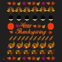 Happy Thanksgiving Turkey Ugly Sweater Beanie thumb 2