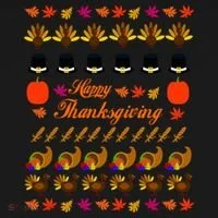 Happy Thanksgiving Turkey Ugly Sweater Women's Hoodie thumb 2