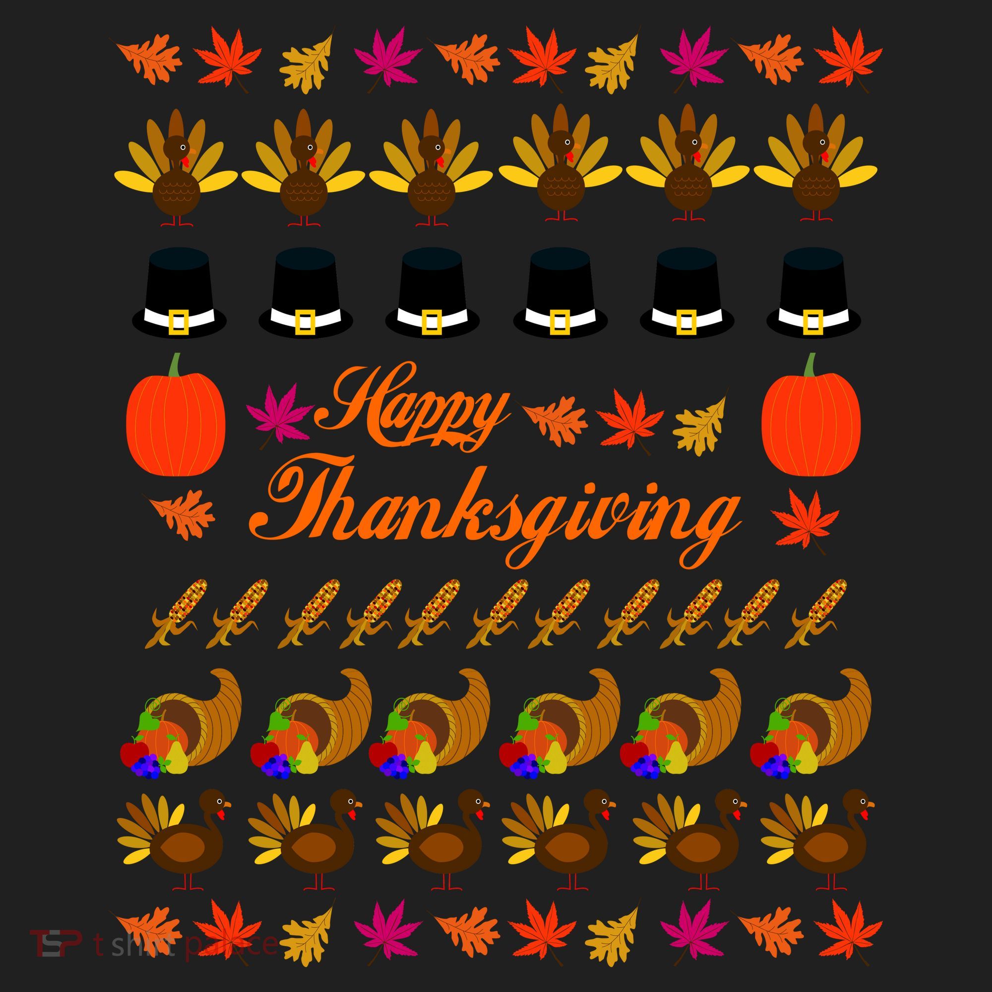 Happy Thanksgiving Turkey Ugly Sweater Hat