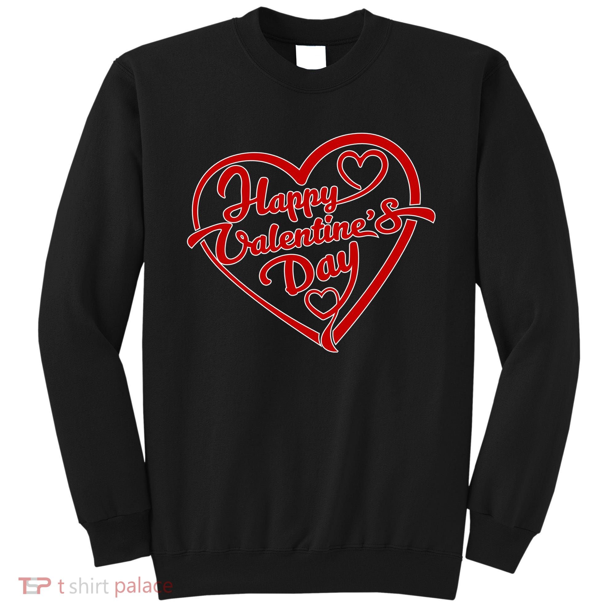 Happy Valentine's Day Heart Sweatshirt
