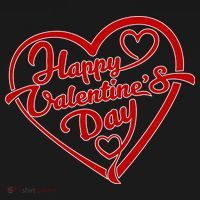 Happy Valentine's Day Heart T-Shirt thumb 7