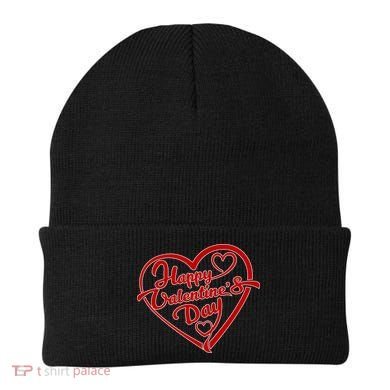 Happy Valentine's Day Heart Beanie