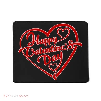 Happy Valentine's Day Heart Mousepad