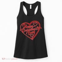 Happy Valentine's Day Heart Women's Tank Top thumb 0