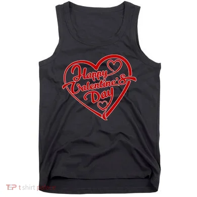 Happy Valentine's Day Heart Tank Top