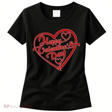 Happy Valentine's Day Heart Women's T-Shirt