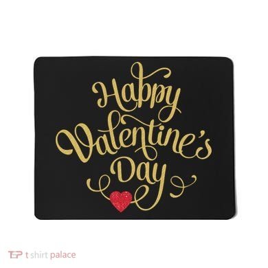 Happy Valentine's Day Love Heart Design Mousepad