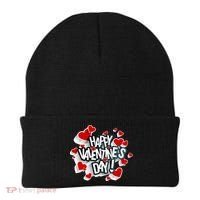 Happy Valentine's Day Love Hearts Logo Beanie thumb 0