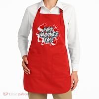 Happy Valentine's Day Love Hearts Logo Apron thumb 2