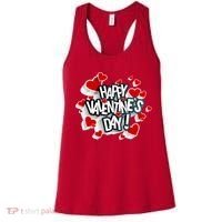 Happy Valentine's Day Love Hearts Logo Women's Tank Top thumb 0