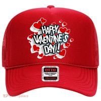 Happy Valentine's Day Love Hearts Logo Hat thumb 0