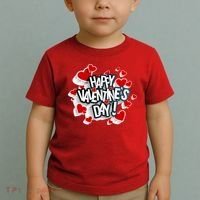 Happy Valentine's Day Love Hearts Logo Toddler T-Shirt thumb 2
