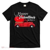 Happy Valentines Day Truck Full Of Hearts T-Shirt thumb 0