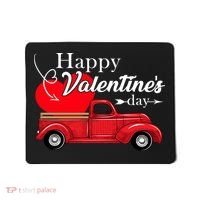 Happy Valentines Day Truck Full Of Hearts Mousepad thumb 0