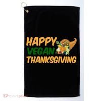 Happy Vegan Thanksgiving  Golf Towel thumb 0