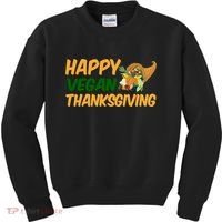 Happy Vegan Thanksgiving  Kids Sweatshirt thumb 0