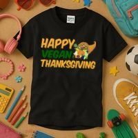 Happy Vegan Thanksgiving  Kids T-Shirt thumb 3
