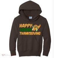 Happy Vegan Thanksgiving  Kids Hoodie thumb 0