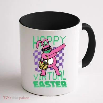 Happy Virtual Easter Coffee Mug back