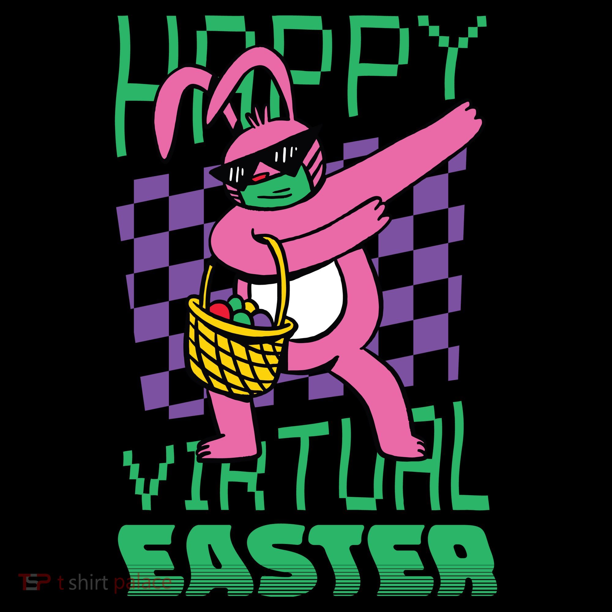 Happy Virtual Easter Baby Bodysuit