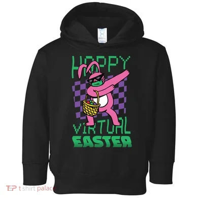 Happy Virtual Easter Toddler Hoodie