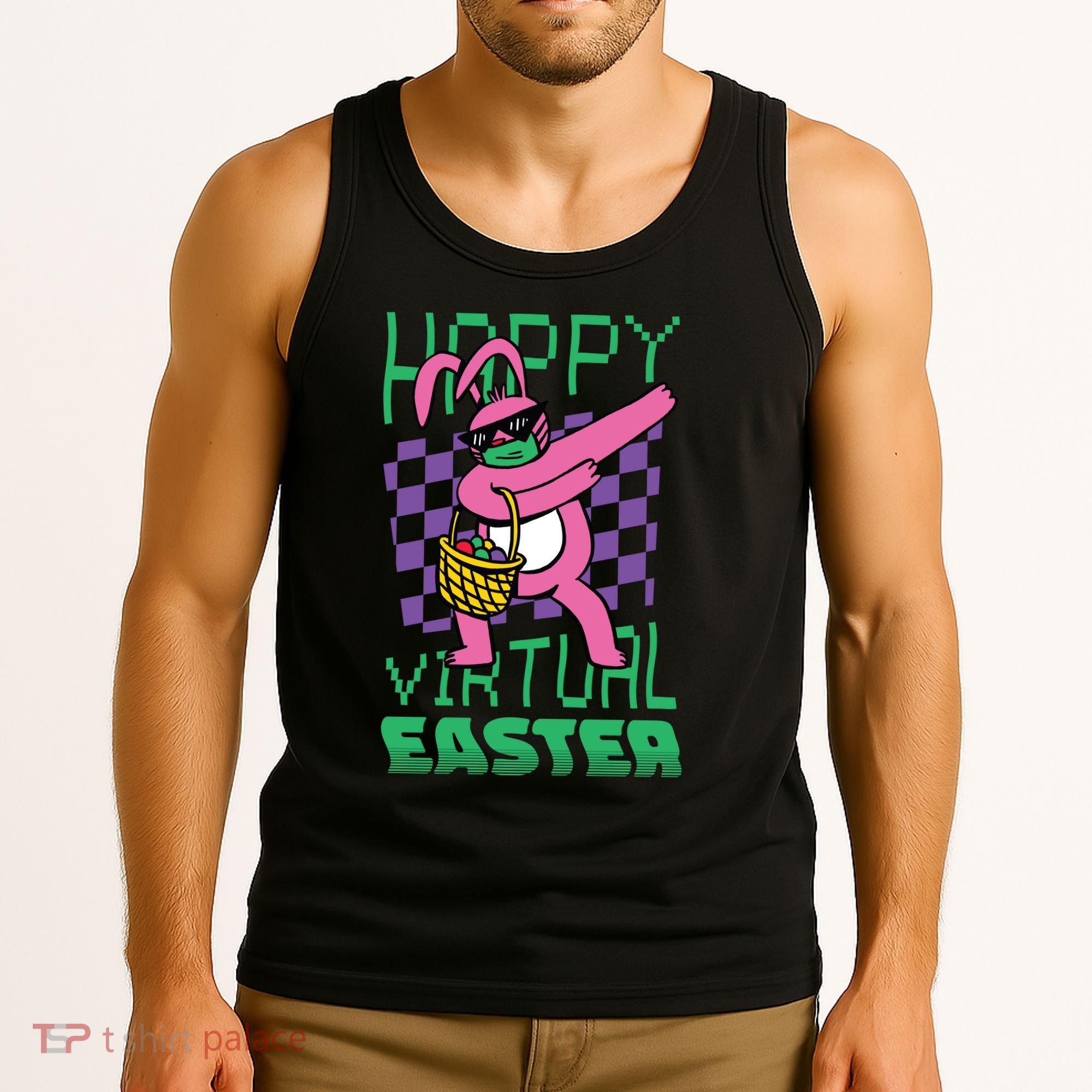 Happy Virtual Easter Tank Top