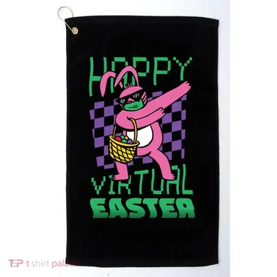 Happy Virtual Easter Golf Towel