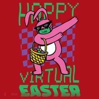 Happy Virtual Easter Christmas Stocking thumb 1
