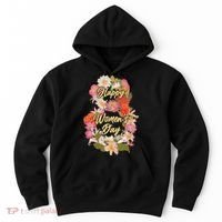 Happy Women's Day March 8 Flowers Hoodie thumb 0