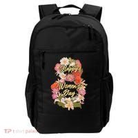 Happy Women's Day March 8 Flowers Backpack thumb 0