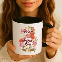 Happy Women's Day March 8 Flowers Coffee Mug thumb 3