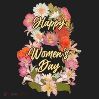 Happy Women's Day March 8 Flowers Beanie thumb 2