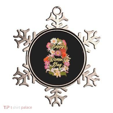 Happy Women's Day March 8 Flowers Ornament