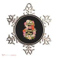 Happy Women's Day March 8 Flowers Ornament thumb 0