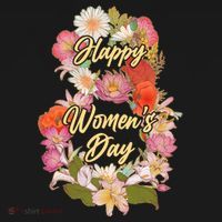 Happy Women's Day March 8 Flowers Ornament thumb 1