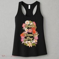 Happy Women's Day March 8 Flowers Women's Tank Top thumb 3